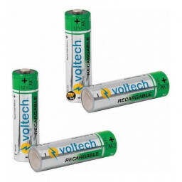 Pack 2 Pilas Recargable Aa Voltech 2500mah Nimh Calidad! Mf