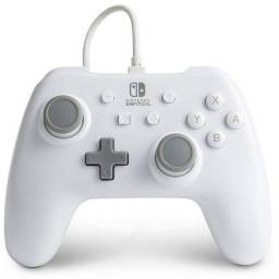 Joystick Nintendo Switch PowerA cableado blanco