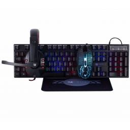 Combo X-Lizzard Gamer completo 4 en 1 XZZ-CO-02