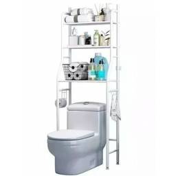 Mueble Organizador De Bao Toilet Rack Mueble Estante Repisa Bao De Metal Color Blanco - 47cm X 160cm X 25cm