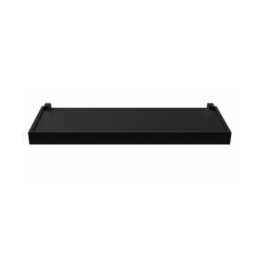 Estante Prat-k Duetto 100 X 20 X 4 Cms Madera Negro con borde Negro