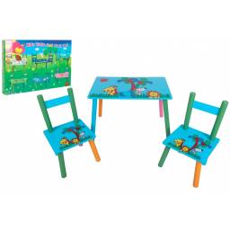 Set de mesa con sillas infantil con diseo HW50332