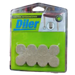 Set De 16 Protectores De Fieltro Autoadhesivo Diler PFC16