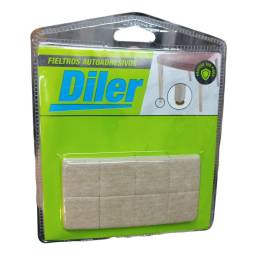 Set De 16 Protectores De Fieltro Autoadhesivo Diler PF16