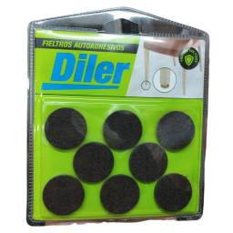 Set De 8 Protectores De Fieltro Autoadhesivo Diler PFC83M