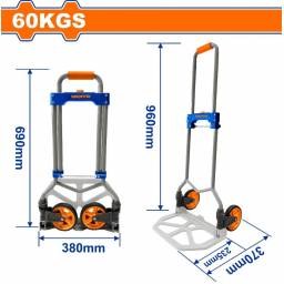 CARRO DE CARGA PLEGABLE 60KG 960MM WADFOW WWB9A06