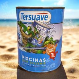 Pintura para piscina base solvente tersuave 1 litro