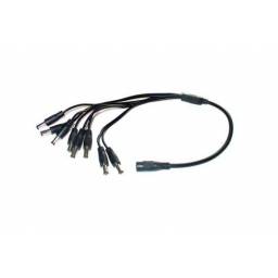 Splitter de cables de poder para camaras CCTV 1 a 8 cab93